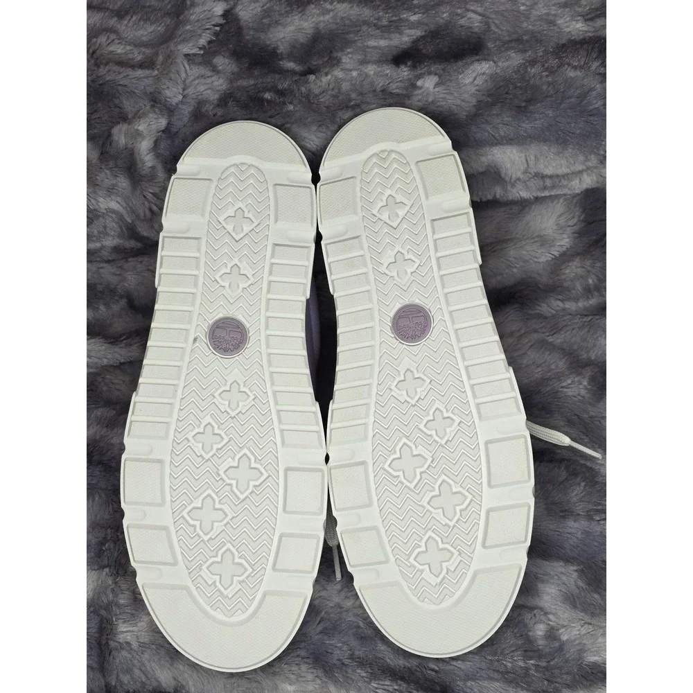 NEW Timberland Laurel Women's Purple/‎ Lilac Platform Canvas Sneakers Size 10